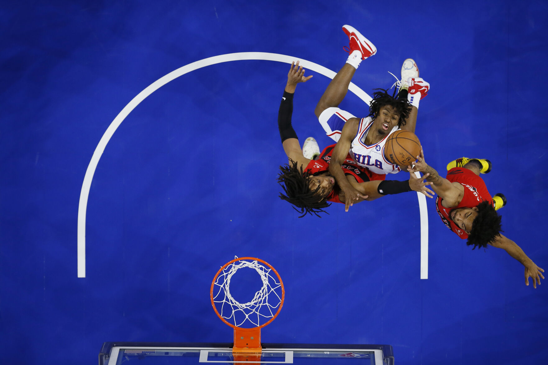 APTOPIX Raptors 76ers Basketball